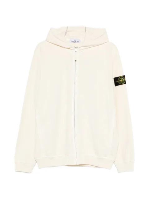 zip-fastening hoodie by STONE ISLAND