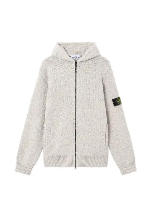 zip-fastening hoodie by STONE ISLAND