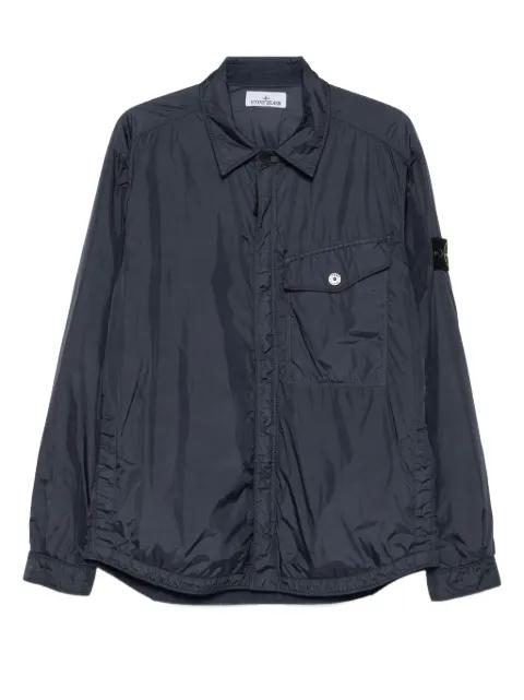 zip-fastening pocket jacket by STONE ISLAND