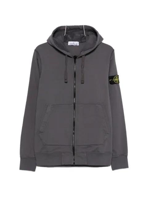 zip hoodied sweatshirt by STONE ISLAND