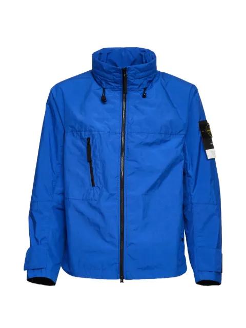 zip metal lamina jacket by STONE ISLAND