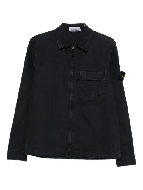 zip pocket shirt jacket by STONE ISLAND