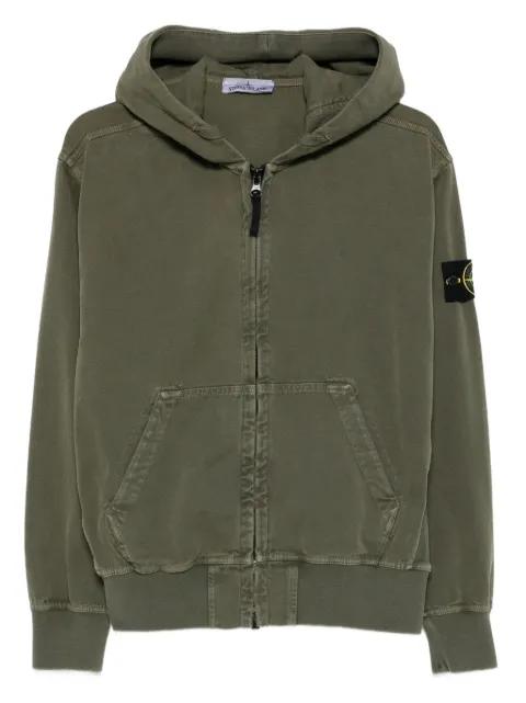 zip-up hoodie by STONE ISLAND