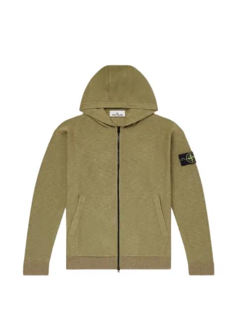 zip-up hoodie by STONE ISLAND