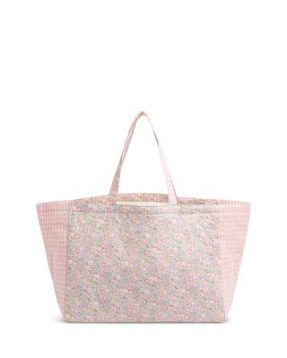 Large Printed Cotton Everything Tote Bag by STONEY CLOVER LANE