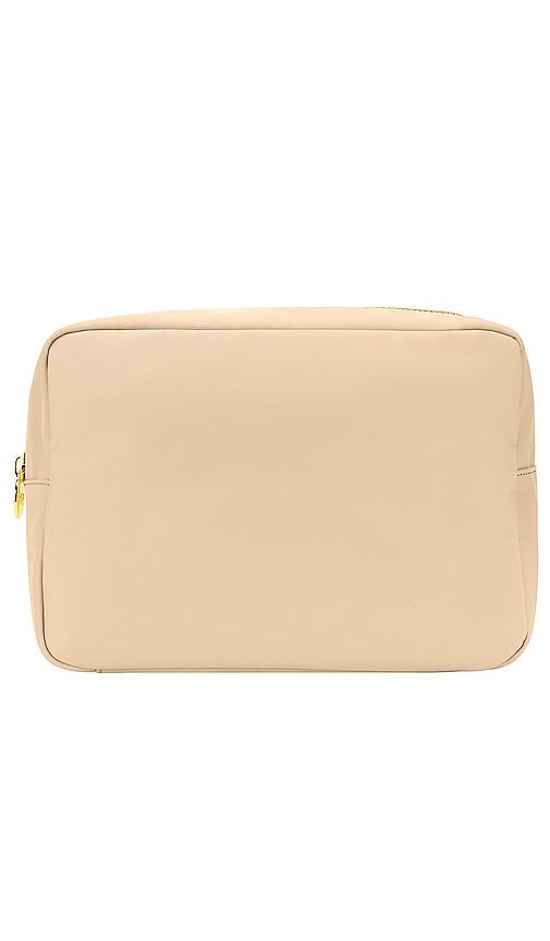 Stoney Clover Lane Classic Large Pouch in Sand by STONEY CLOVER LANE