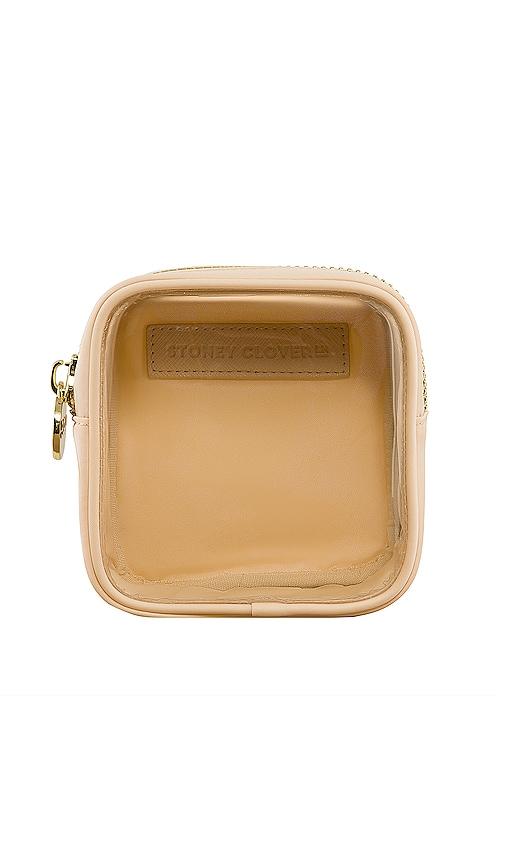 Stoney Clover Lane Clear Front Mini Pouch in Sand by STONEY CLOVER LANE