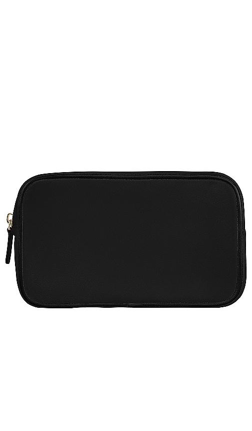 Stoney Clover Lane Double Zip Pouch in Noir by STONEY CLOVER LANE