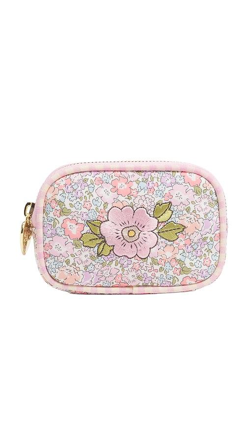 Stoney Clover Lane Embroidered Micro Pouch in Michelle Liberty by STONEY CLOVER LANE