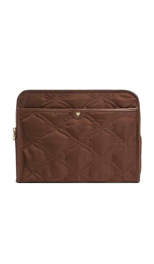 Stoney Clover Lane Laptop Case in Espresso by STONEY CLOVER LANE