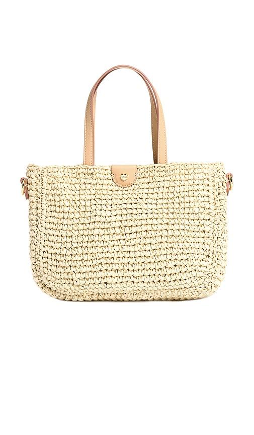 Stoney Clover Lane Little E/w Tote in Natural by STONEY CLOVER LANE