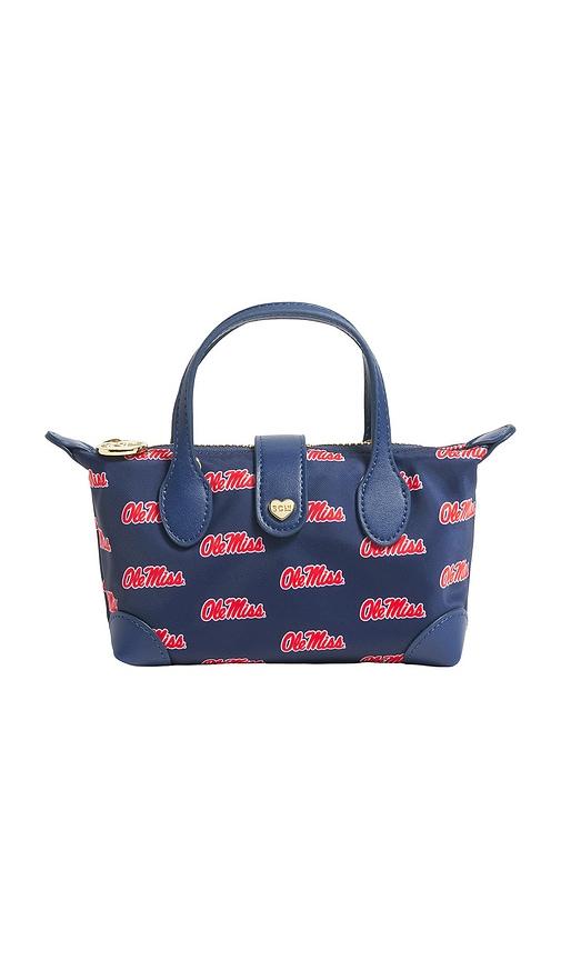 Stoney Clover Lane Ole Miss Printed Nylon Pouchette Crossbody in Navy by STONEY CLOVER LANE