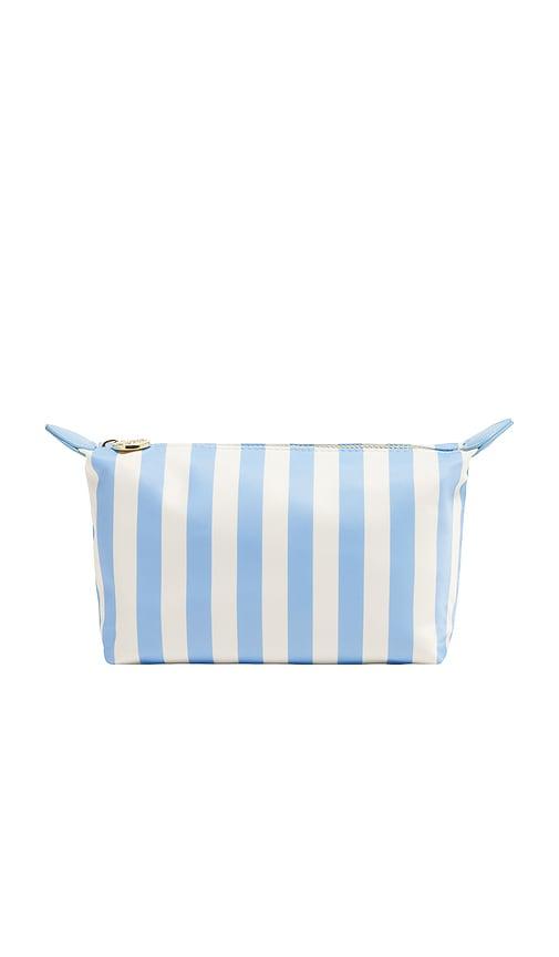 Stoney Clover Lane Small Pouchette in Periwinkle Stripes by STONEY CLOVER LANE