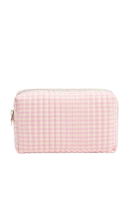 Stoney Clover Lane Small T-Seam Pouch in Rose Gingham by STONEY CLOVER LANE