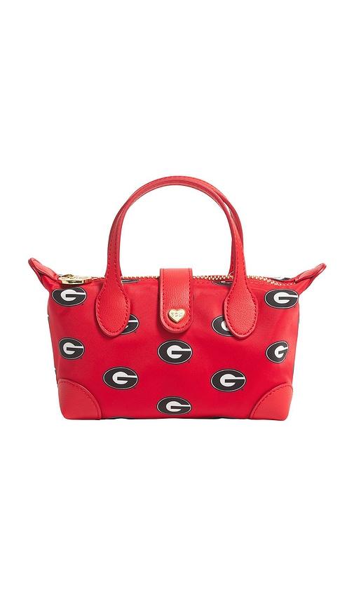 Stoney Clover Lane University Of Georgia Printed Nylon Pouchette Crossbody in Red by STONEY CLOVER LANE