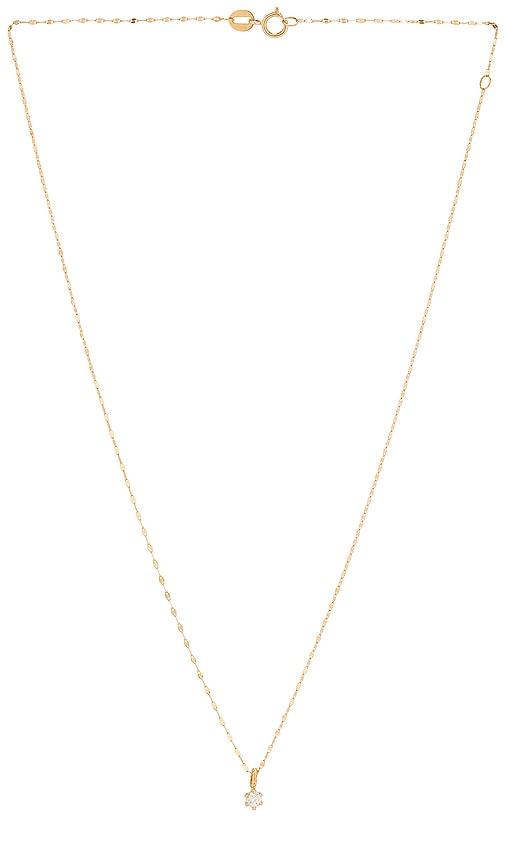 STONE AND STRAND Fairy Lights Diamond Choker in Metallic Gold by STONE&STRAND