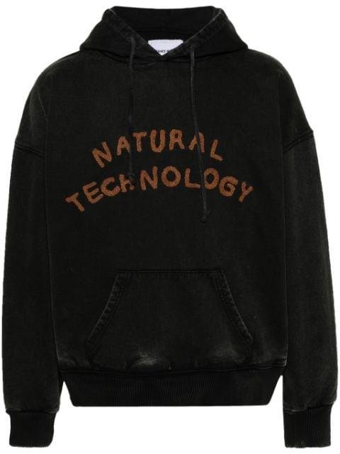 Geo organic-cotton hoodie by STORY MFG.