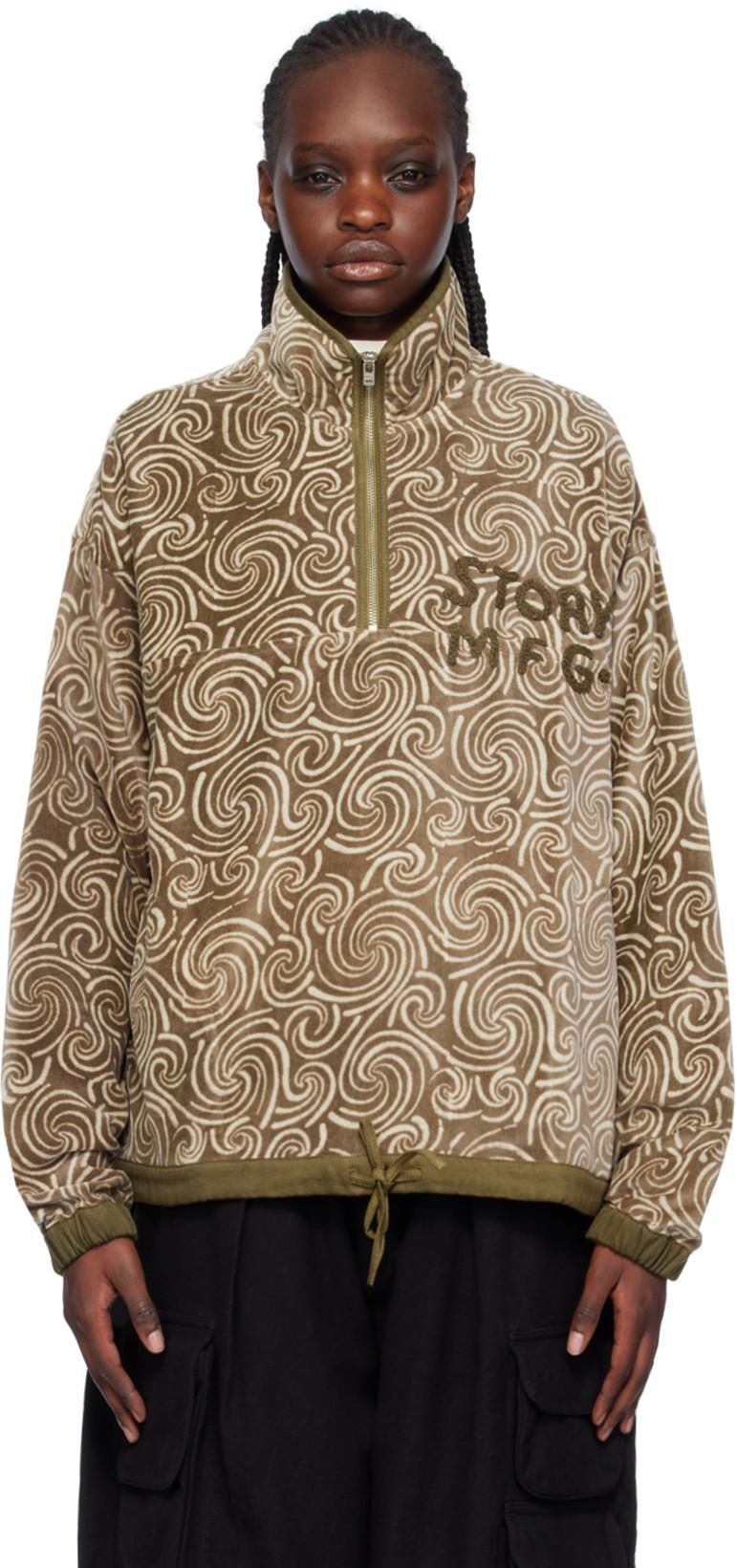 Khaki Mineral Sweater by STORY MFG.