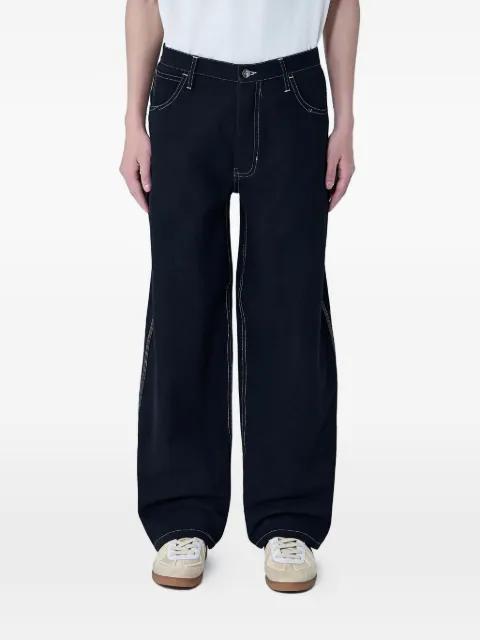 Poetry logo-patch jeans by STORY MFG.