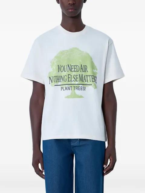 graphic crewneck T-shirt by STORY MFG.