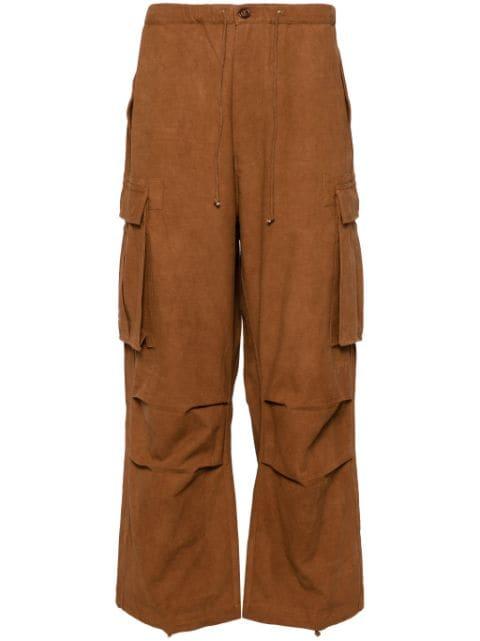 organic cotton cargo trousers by STORY MFG.