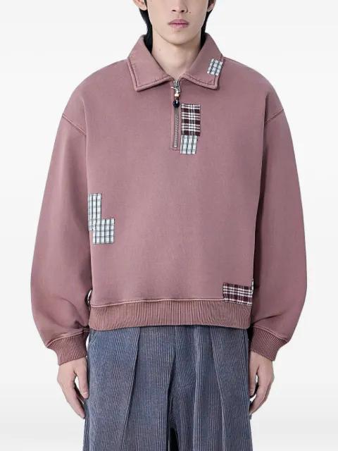 patchwork sweatshirt by STORY MFG.