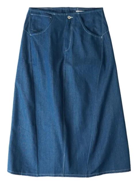 pocketed A-line skirt by STORY MFG.