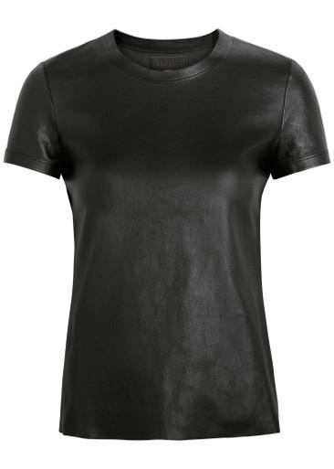 05 stretch-leather T-shirt by STOULS