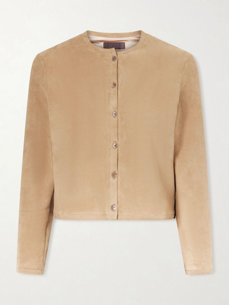 Astrid suede cardigan by STOULS