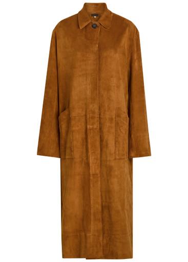 Corleone suede trench coat by STOULS
