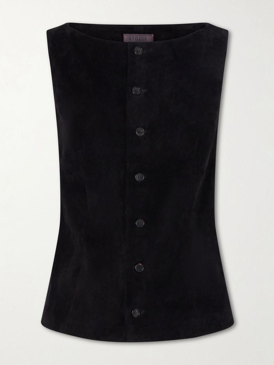 Mae suede vest by STOULS