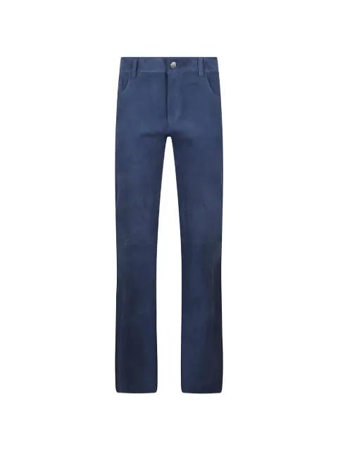 Paulonia suede flared trousers by STOULS