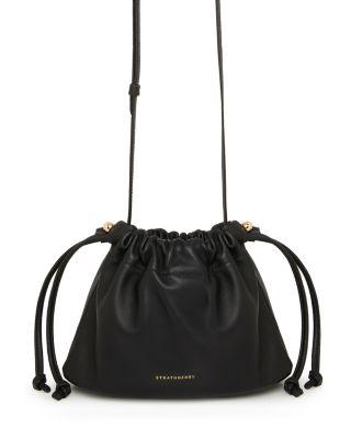 Charlotte Drawstring Soft Nappa Crossbody by STRATHBERRY