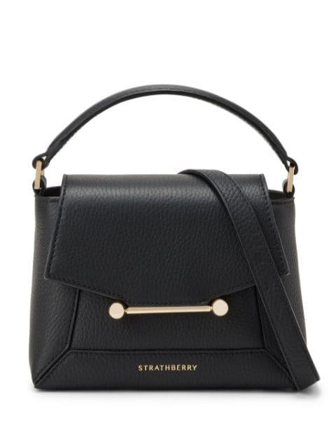 Mosaic leather tote bag by STRATHBERRY