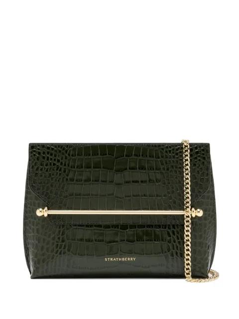 leather clutch bag by STRATHBERRY