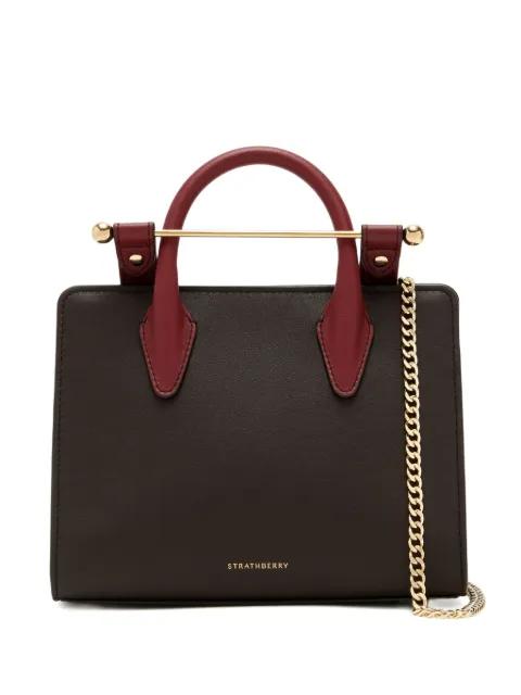 top-handles chain tote bag by STRATHBERRY