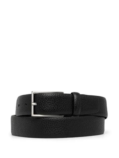 textured leather belt by STRELLSON