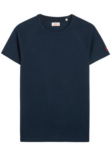 Ribbed stretch-cotton T-shirt by STRETCH FRAISE