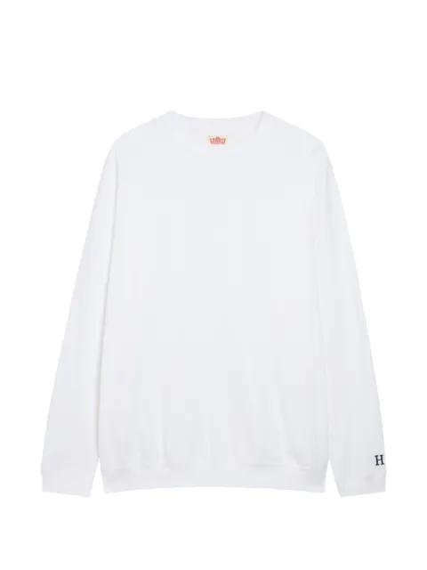 logo-embroidered long-sleeve t-shirt by STRETCH FRAISE