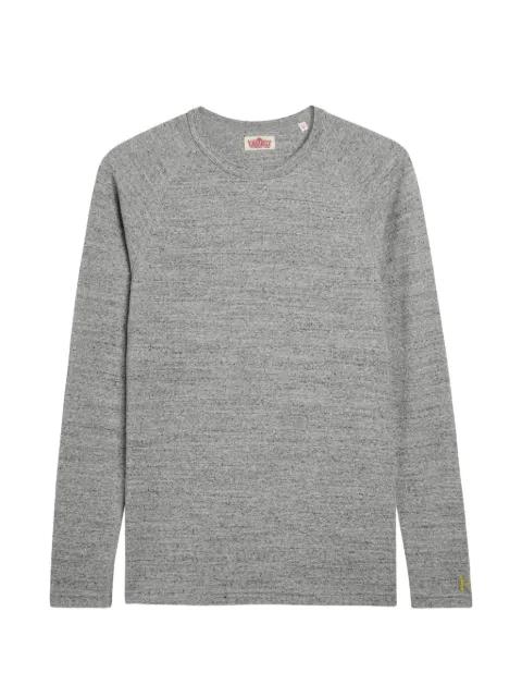 marl-effect long-sleeve t-shirt by STRETCH FRAISE