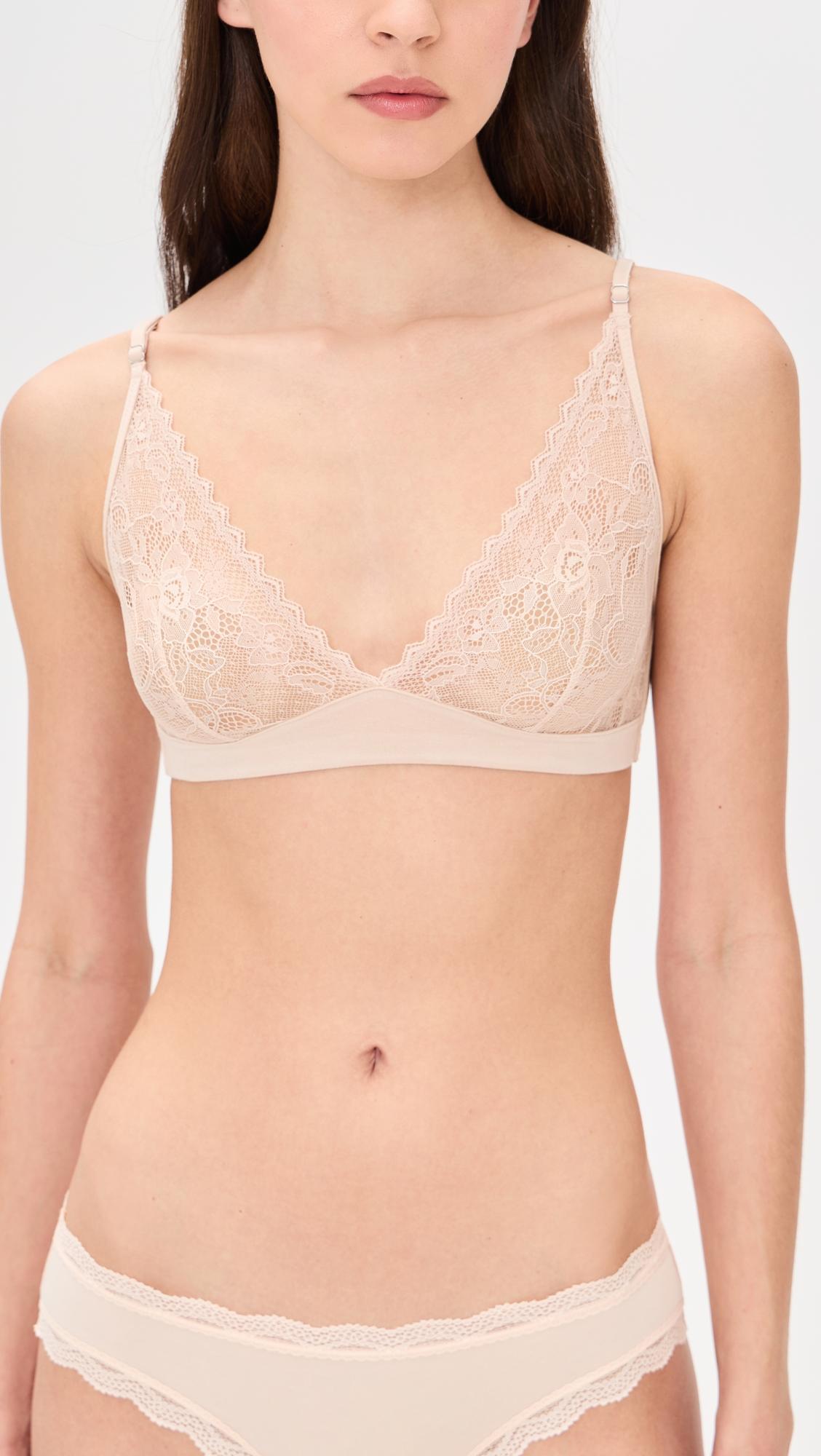 Eco Lace Non Pad Triangle Bra by STRIPE & STARE