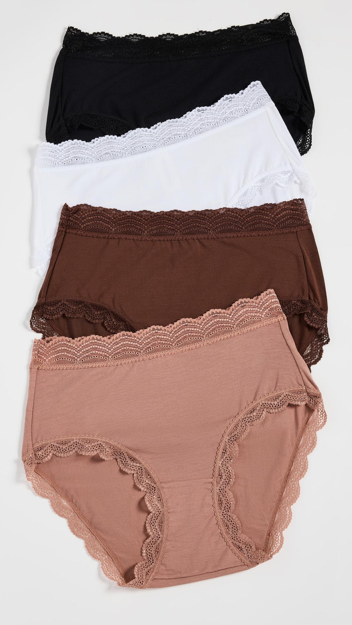 High Rise Knickers 4 Pack by STRIPE & STARE