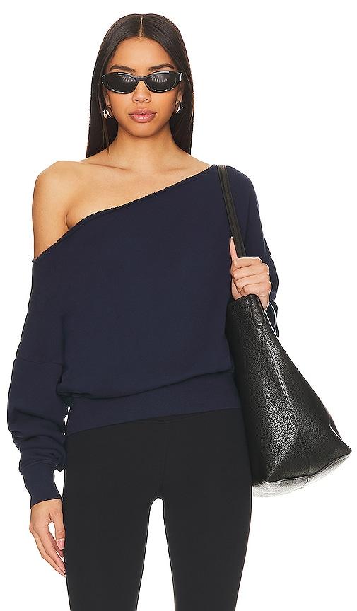 STRUT-THIS Crawford Sweatshirt in Navy by STRUT-THIS