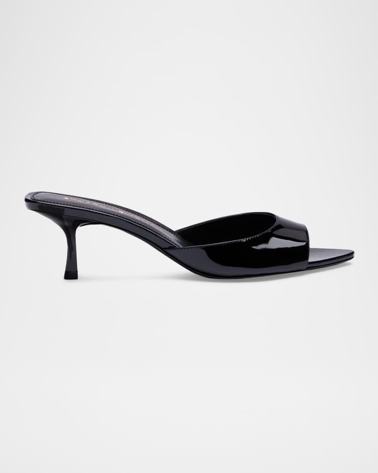50mm Lexington Patent Leather Mules by STUART WEITZMAN