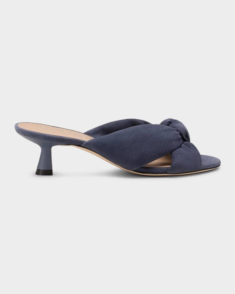 50mm Soplaya Suede Mule Sandals by STUART WEITZMAN