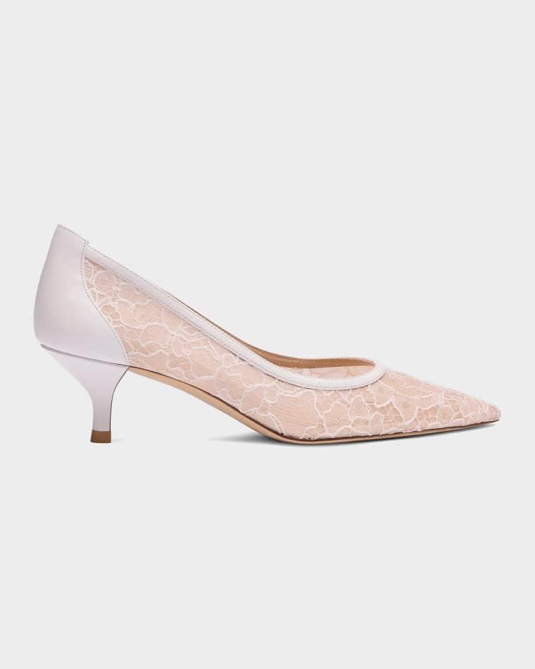 50mm Stuart Power Lace Pumps by STUART WEITZMAN