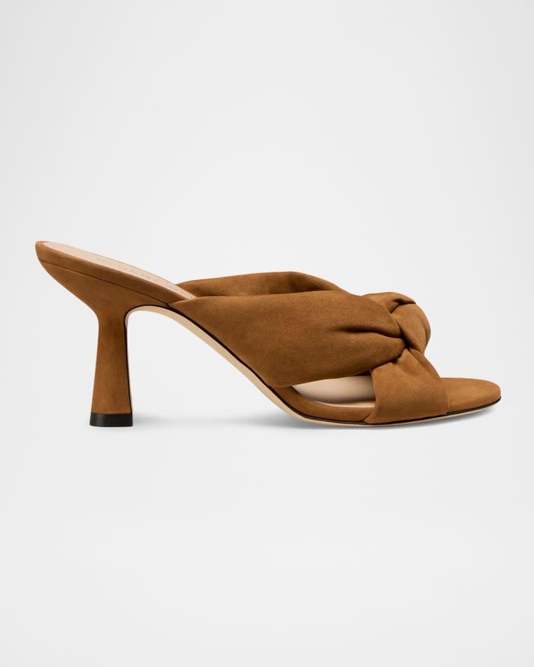75mm Soplaya Suede Mule Sandals by STUART WEITZMAN