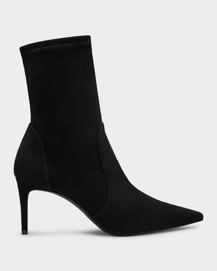 75mm Stuart Power Suede Booties by STUART WEITZMAN