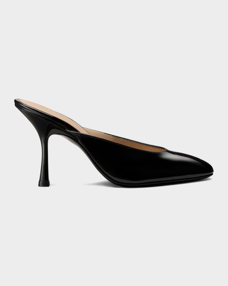 85mm Madison Patent Leather Mules by STUART WEITZMAN