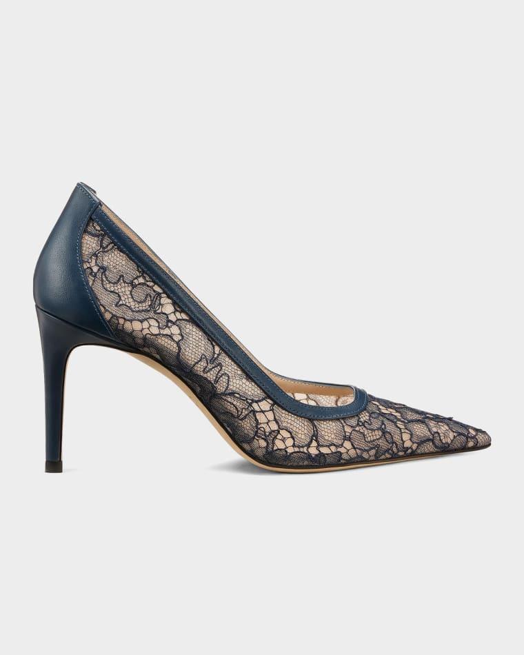 85mm Stuart Power Lace Pumps by STUART WEITZMAN